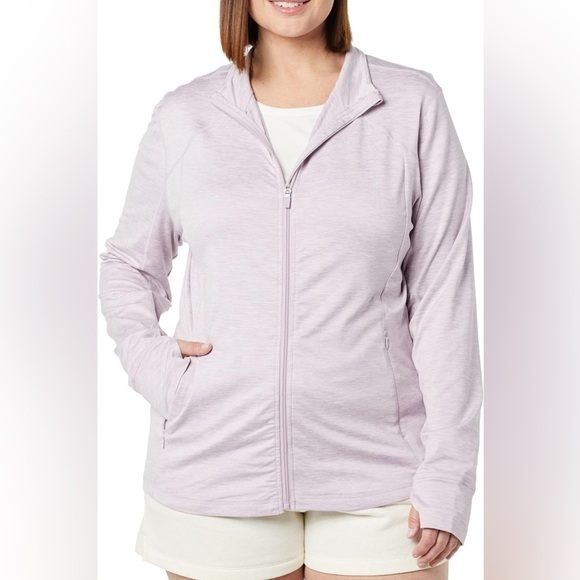 BIN#23 - Women’s 5X Brushed Tech Stretch Full-Zip Jacket - Picture 1 of 5